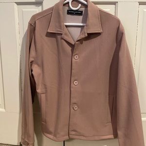 Men’s jacket, works as unisex as well. Size M, faint pink. Maniere De Voir brand